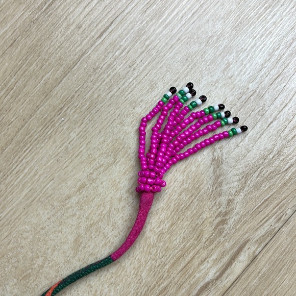 FARM Rio Leaves Asymmetric Midi Dress, SIZE LARGE 0762 - Picture 7 of 8